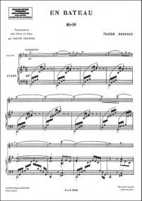 Debussy: En Bateau for Violin published by Durand